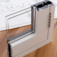 aluminium window cross section